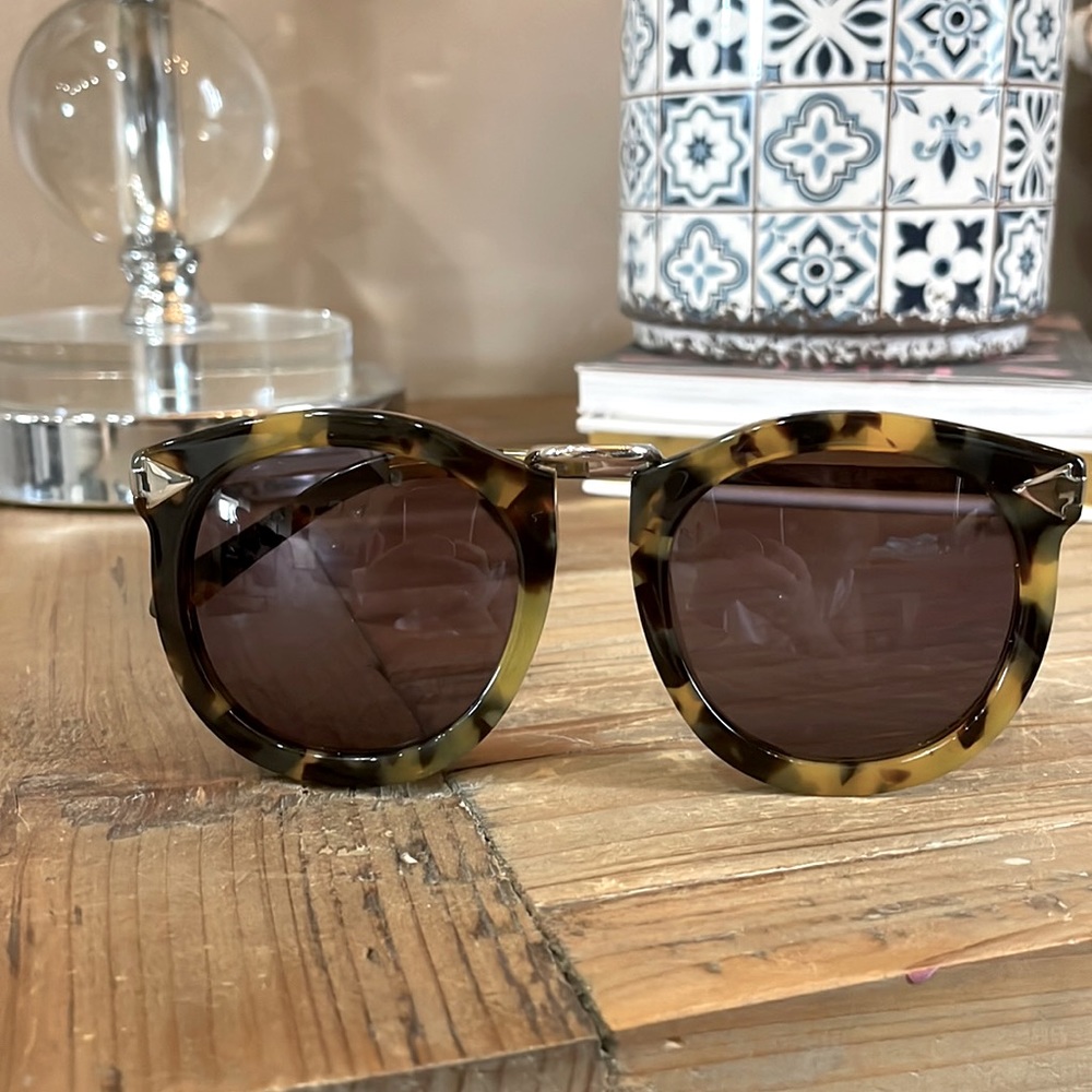 Karen Walker super lunar tortoise sunglasses NEW